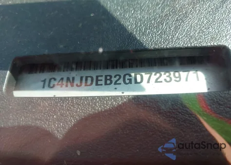 2016 Jeep Compass High Altitude Edition from USA, damaged, VIN 1C4NJDEB2GD723971